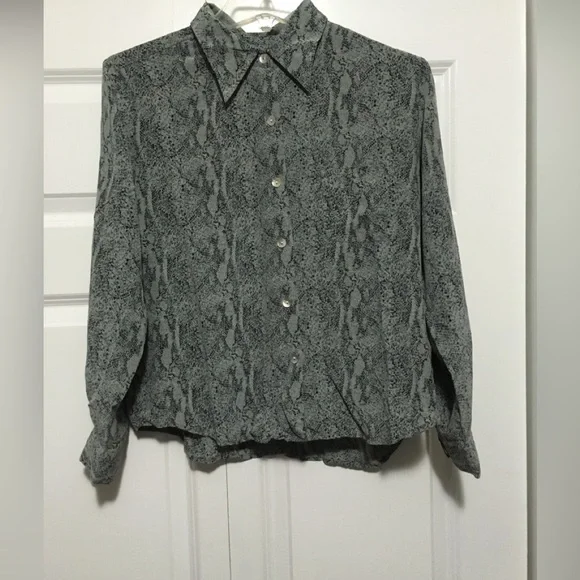Vintage Spenser Jeremy Silk Blouse - Picture 1 of 3